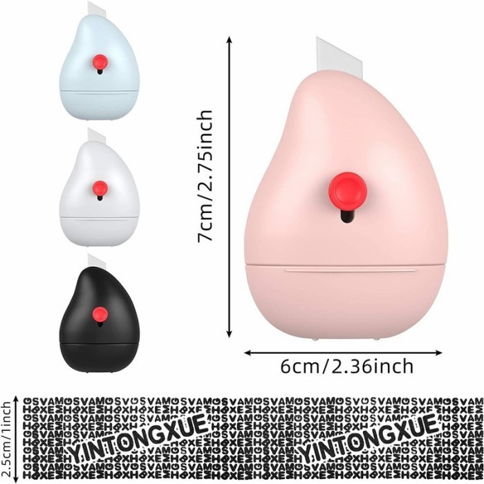 

Cutter 2In1 Roller Stamp Stempel Penghapus Alamat Identity Protection