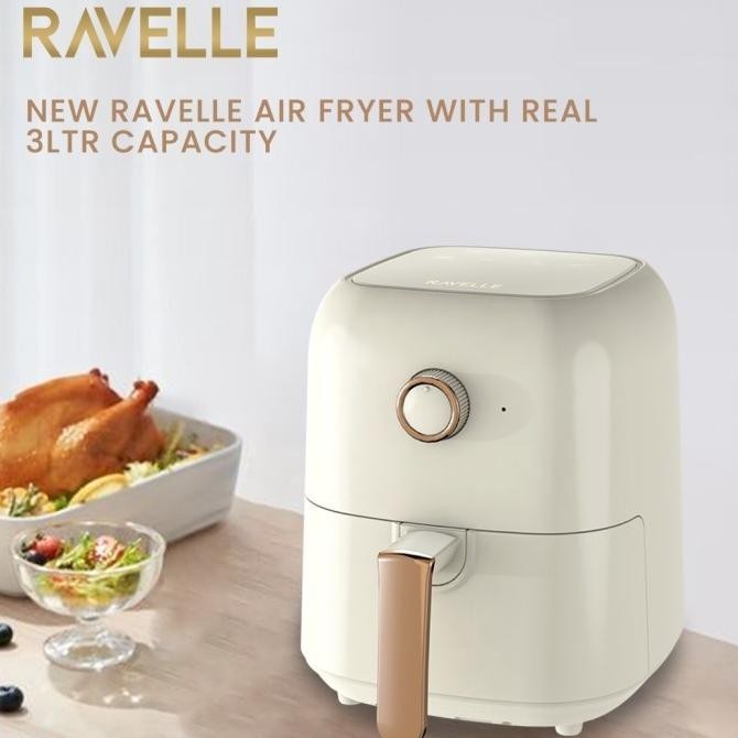 Air Fryer Ravelle - Digital Air Fryer - Mengoreng Tanpa Minyak
