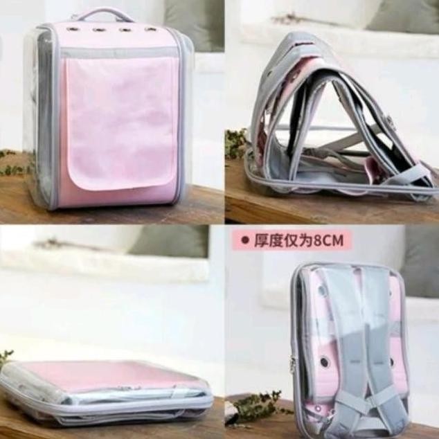 PROMO TAS KUCING ANJING ASTRONOT GENDONG KOTAK BESAR PET CARGO