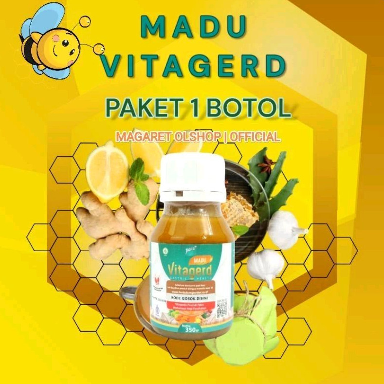 

MADU KESEHATAN - MADU GERD VITAGERD - ORIGINAL PAKET 1 BOTOL