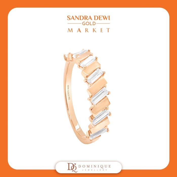 CINCIN SANDRA DEWI GOLD BAGUETTE DAINTY RI210470
