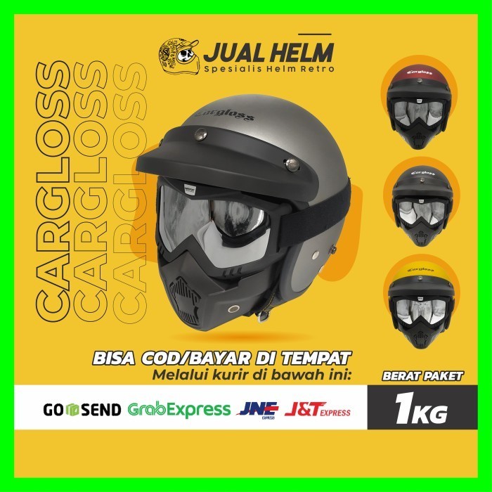 Helm Cargloss + Google Masker / Helm Google Mask