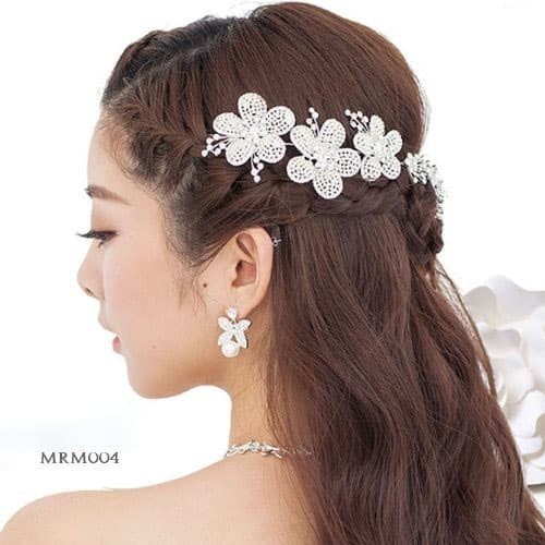 Tiara Rambut Pengantin Wanita- Aksesoris Rambut Pesta Wedding- Mrm 004