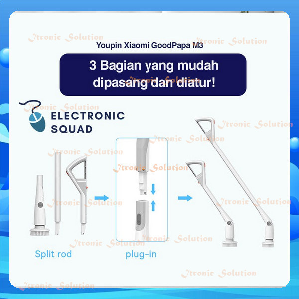 Sikat Pembersih Wireless Goodpapa M3 Xiaomi Youpin - Electric Brush