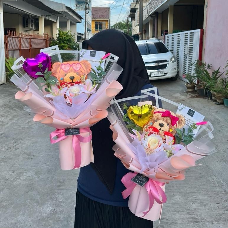 

PROMO MURAH (READY NO PO!!) Buket Silverqueen Beruang| Buket Valentine | Kado valentine