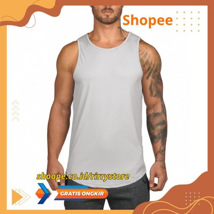 TANK TOP MUSCLE TOP PRIA, GYM TANK TOP PRIA   / TANK TOP MUSCLE TOP PRIA, GYM TANK TOP PRIA PRODUK B