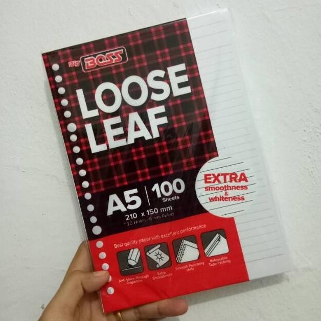 

Diskon Spesial Isi Binder A5 (20ring) Putih Bergaris