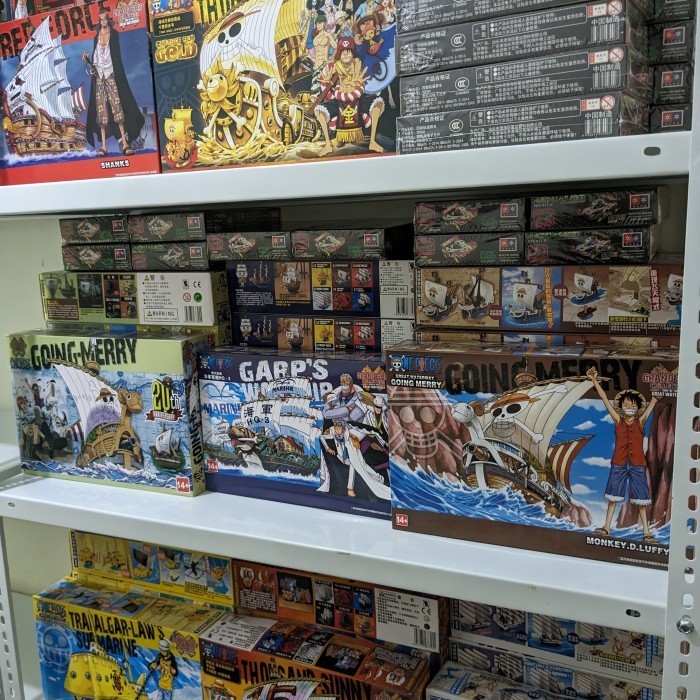 Ready Model Kit kapal perahu One Piece mainan rakit one piece