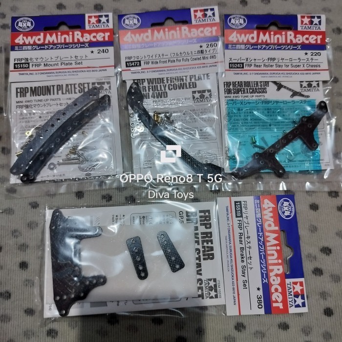 Ready Tamiya Paket Frp Super 2 Side Damper Full Original Tamiya ( Paket B )