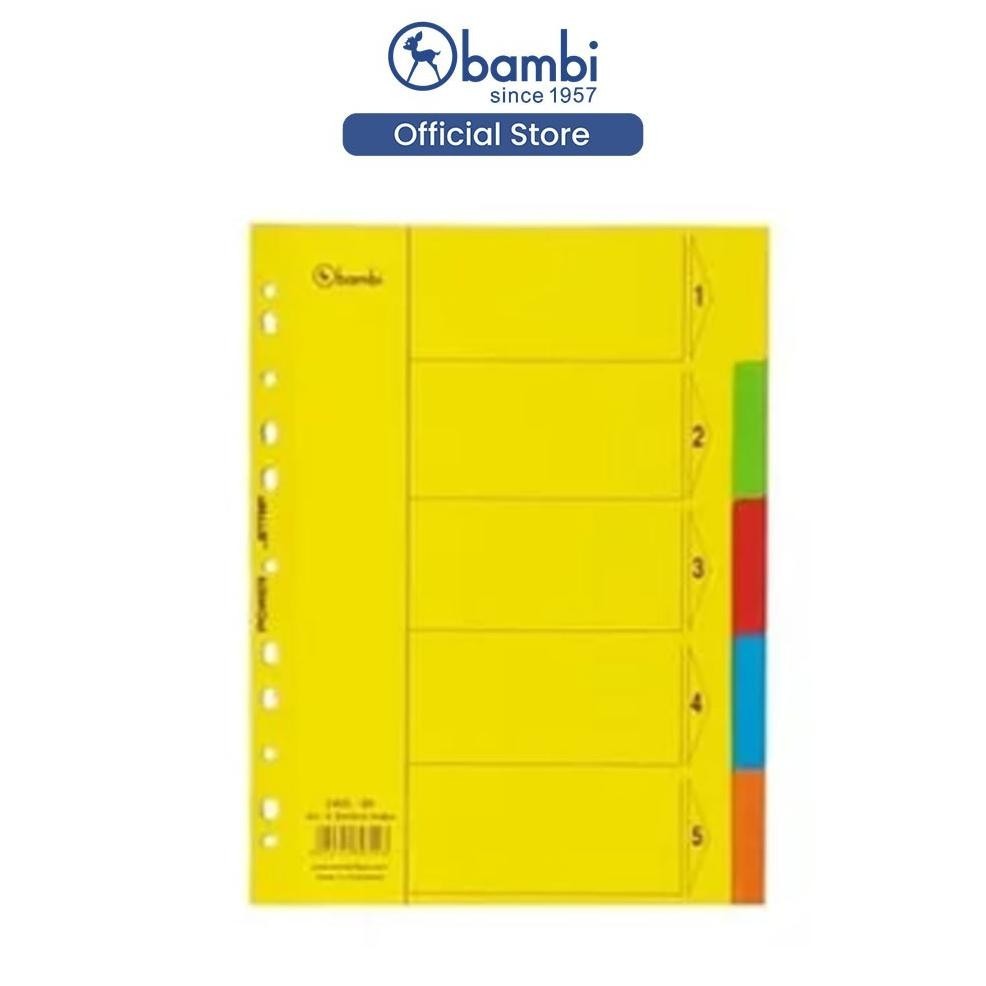 

Murah Isi Binder A4 Divider & Indexes Colour Paper with 5 section Multiholes & Plastic Power Strip kode 2405