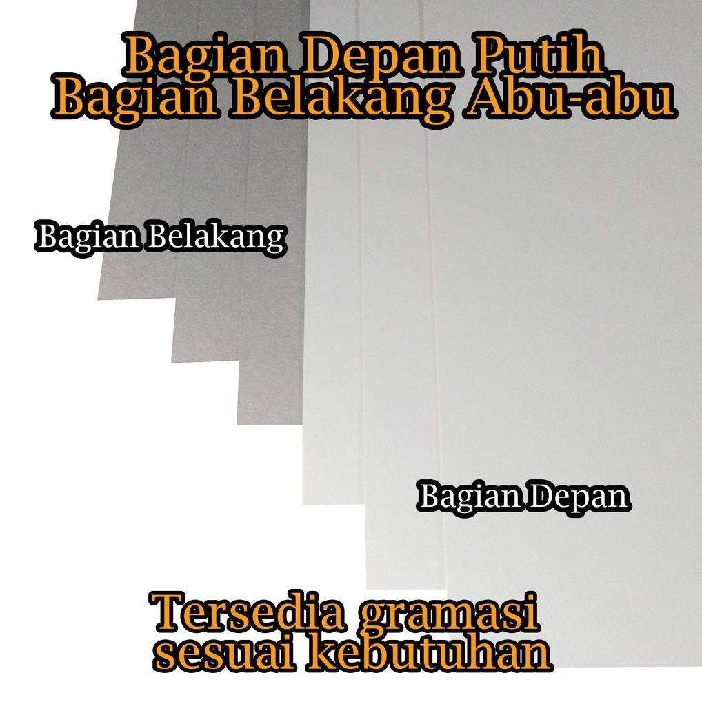 

Buruan Serbu ( PER PAK - ISI 20 ) Karton Dupleks 250 - 500 gsm A4 F4 - by Muro Papier