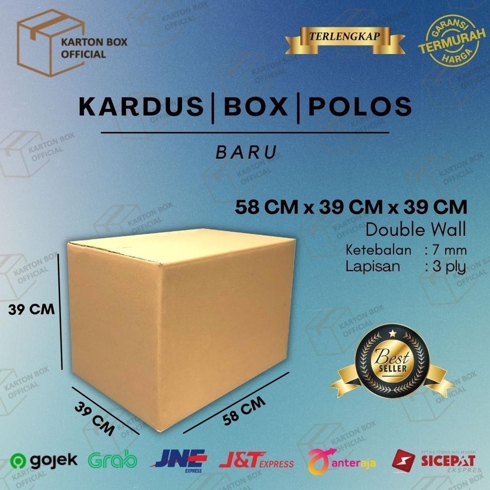 

Spesial Kardus Karton Box Besar 58x39x39 CM Dus Pindahan Jumbo Kokoh Tebal Polos