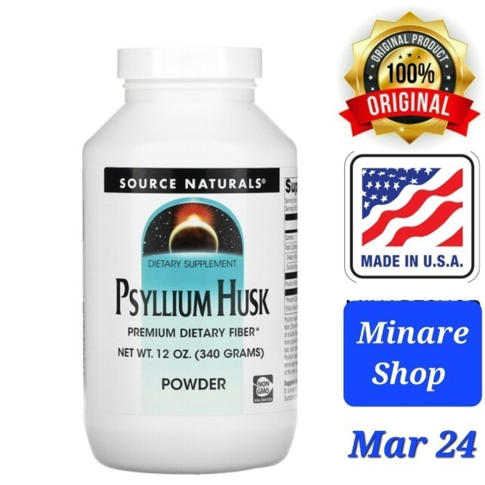 

BARANG TERLARIS !!! Source Naturals Psyllium Husk Powder, 12 oz (340 g) Dietary Fiber PACKING AMAN