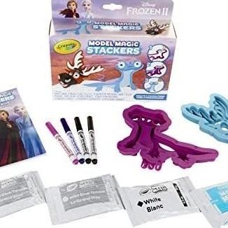 

Crayola Frozen 2 Model Magic Stacker Set Sven & Fire edukasi craft