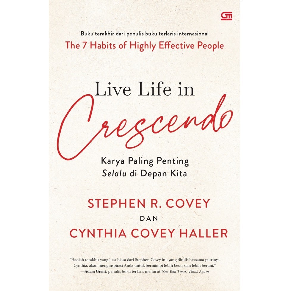 

Gramedia Lampung - LIVE LIFE IN CRESCENDO : KARYA PALING PENTING SELALU DI DEPA