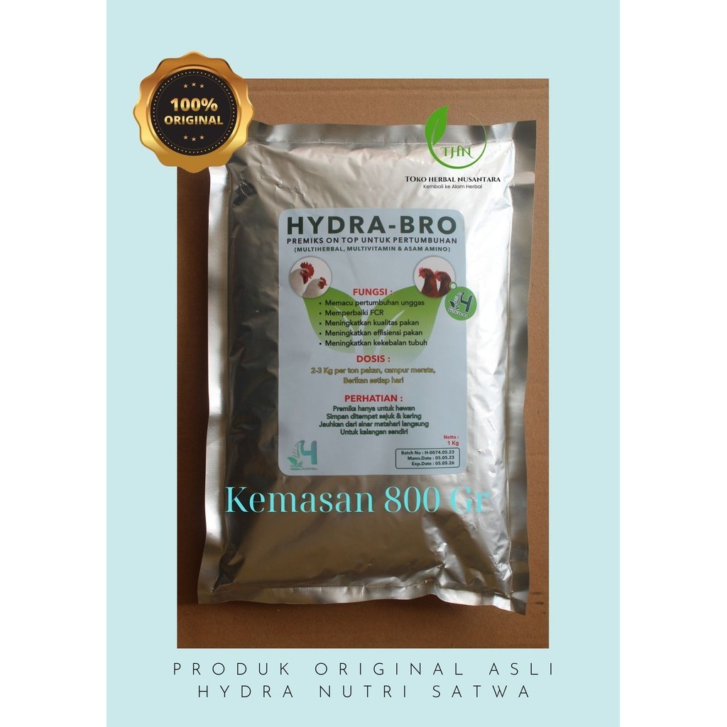 Hydra Bro Hydrabro Original Asli Produk Prof Antimon Ilyas Kemasan 800 Gr