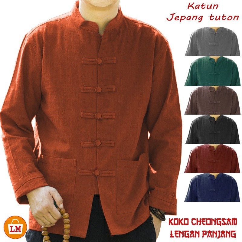 Baju Koko Dewasa Terbaru 2024 Atasan Cowok Rabbani Suami Idul Fitri Koko Pria Anak Laki Lengan Panja