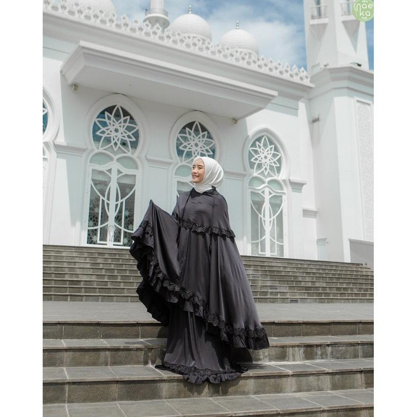 {POY} Mukena 2 in 1 Hajj Series Silk Premium Naeka Mukena Umroh
