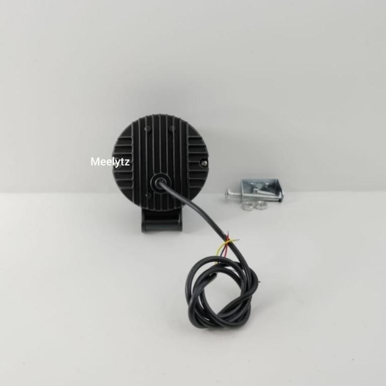 (AKSESORIS MOTOR) Lampu tembak sorot LED CWL 2 mata lensa 4D jauh dekat