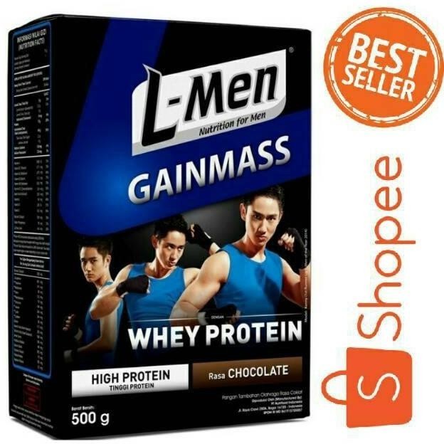 SUSU L-MEN GAIN MASS 500GR L MEN SUPLEMEN FITNESS SUSU GAINER GYM