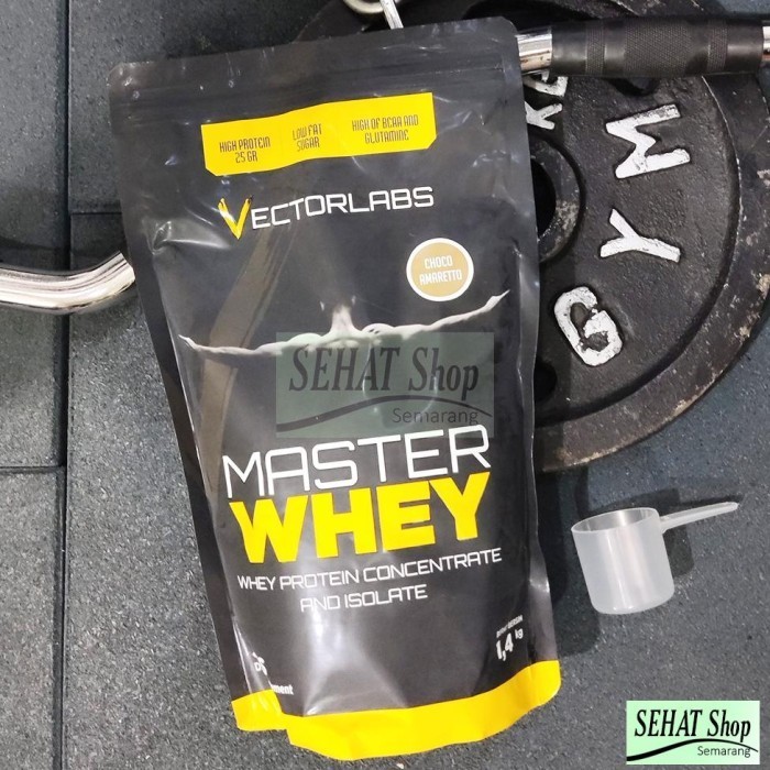 MASTER WHEY Vectorlabs 3lbs - Whey Protein Suplemen Fitness