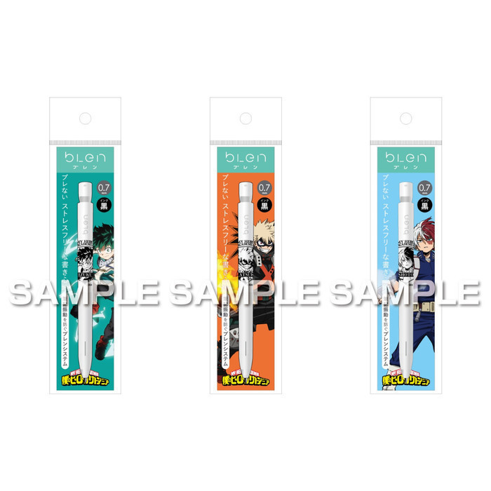 

Zebra bLen My Hero Academia Ballpoint Ink Pen 0.7mm Limited Edition -fo3