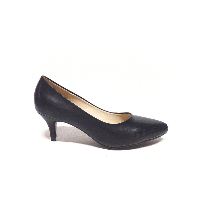 Workswell Sepatu Kerja Wanita heels 5cm kode 396 Hitam Dove