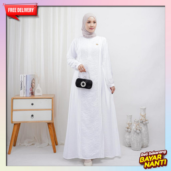 Dreas Branded Bahan Tebal Bju Jubah Cewek Ghamis Deres Remaja Model Terbaru 2024 Pakean Dres Best Se