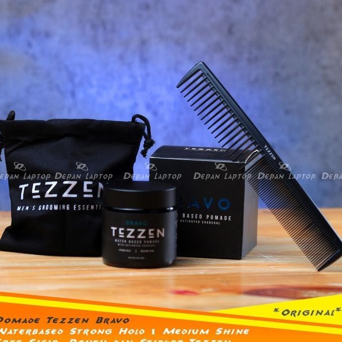 ORIGINAL Pomade Tezzen Bravo Waterbased Sudah BPOM Rambut Klimis Wangi
