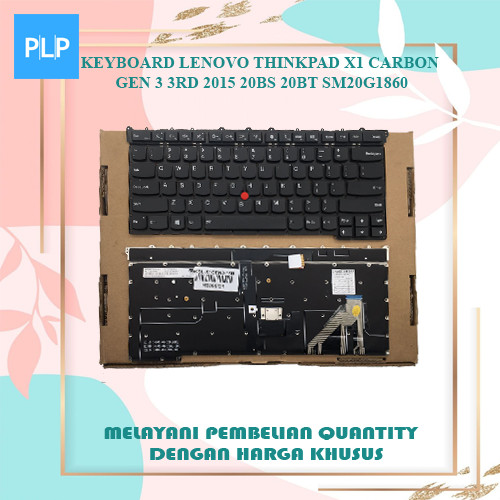 Keyboard Lenovo Thinkpad GEN3 2015 X1 Carbon Black