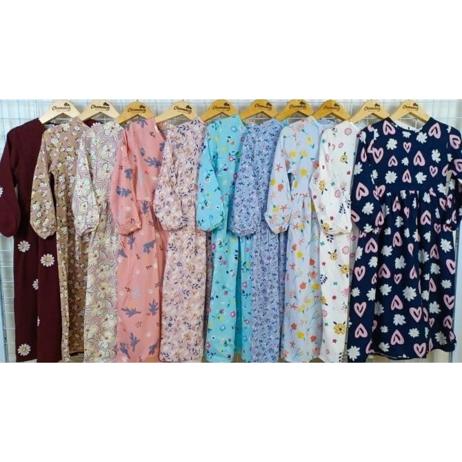 Trend Chameleon Gamis Rayon Motif 2345 / Gamis Bahan Rayon Anak Stok Terbatas