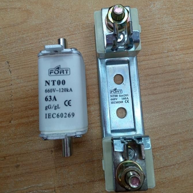 NH Fuse 63A plus Holder Fuse FORT