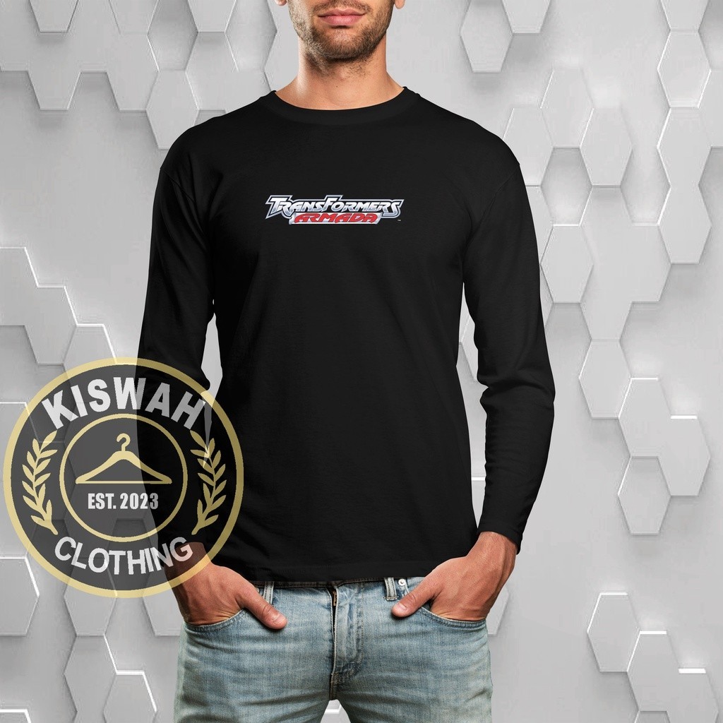 Kaos  Transformers Armada Logo Lengan Panjang Baju Distro