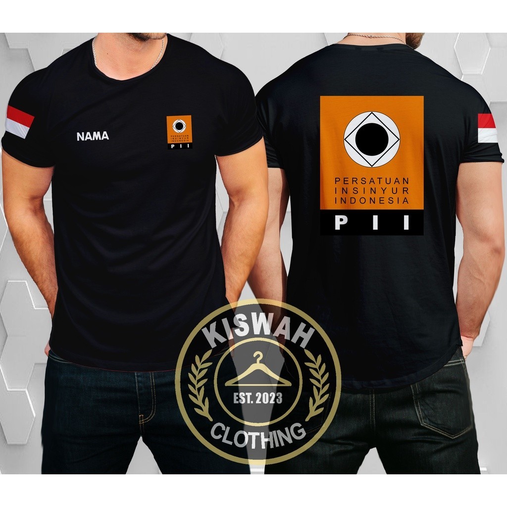Kaos Tshirt PII Persatuan Insinyur Indonesia Gratis Nama Baju Distro