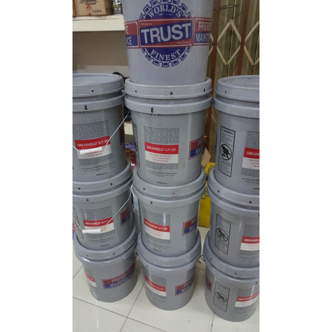 Trust grease 677 HT Merah 16kg , hi temp , tahan panas 285'c , 80pon