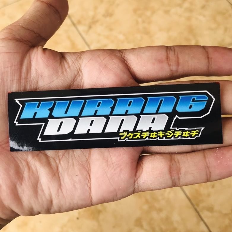 

tomonimart Stiker Kurang Dana Stiker Bengkel Balap Racing Herex Vynil Anti Air Bijian ||