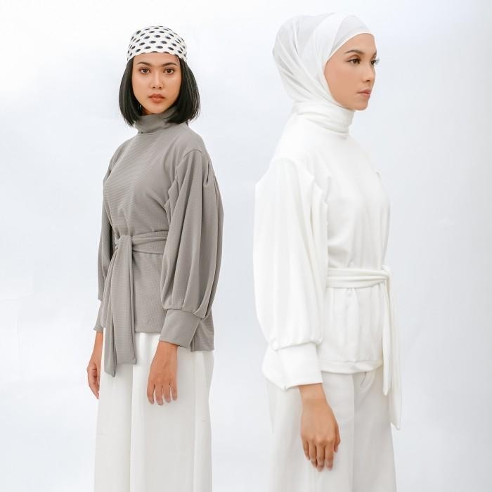 BISA COD - YUKA BLOUSE TURTLENECK WAFFLE