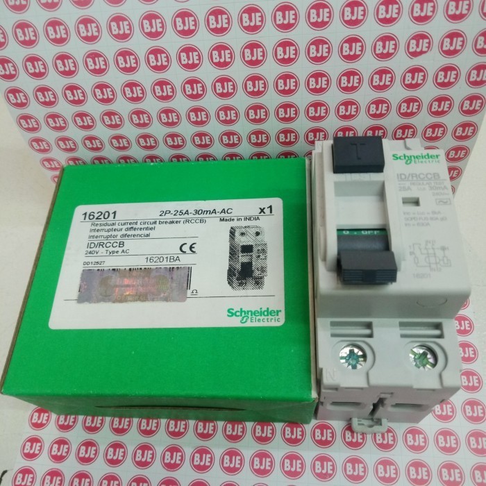 SCHNEIDER ID/RCCB 2P 25A 30MA