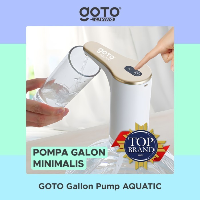 Goto Aquatic Pompa Galon Elektrik Disser Air Num Pump Charge Usb