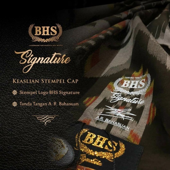 Sarung BHS Signature Songket Gunung Diagonal