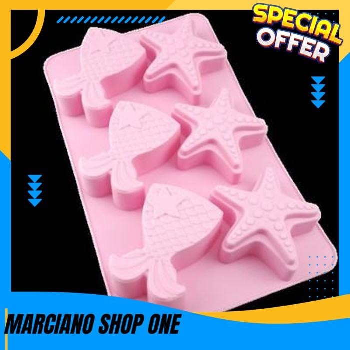 CETAKAN SILIKON ES PONDAN KUE ULTAH MERMAID BDAY CAKE ICING MOLD  THE BEST SELLER 