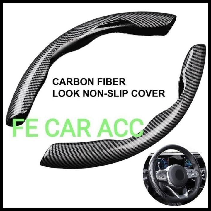 DISKON UNIVERSAL COVER SARUNG STIR MOBIL BRIO SATYA 5D CARBON FIBER 