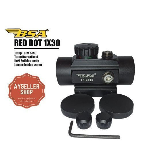 Terlaris TELESKOPE GSR /BSA 1X40 RED DOT SALE