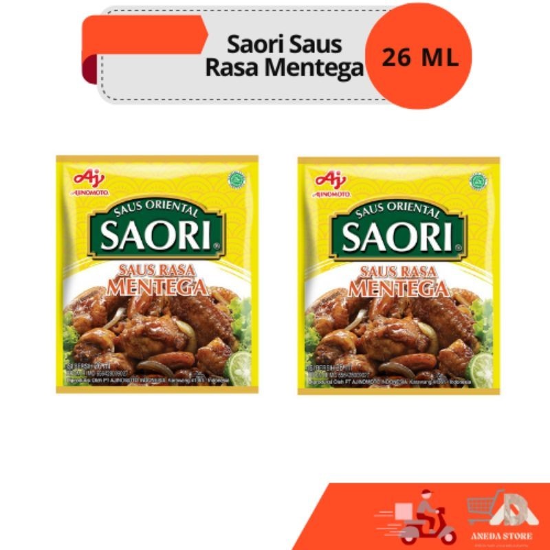 

Saori Saus Rasa Mentega | 26 ML