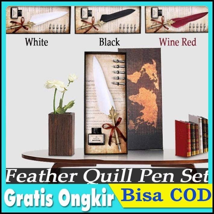 

DISKON PENA BULU KALIGRAFI SENI TULIS INDAH + TINTA ISI ULANG 15ML + HOLDER