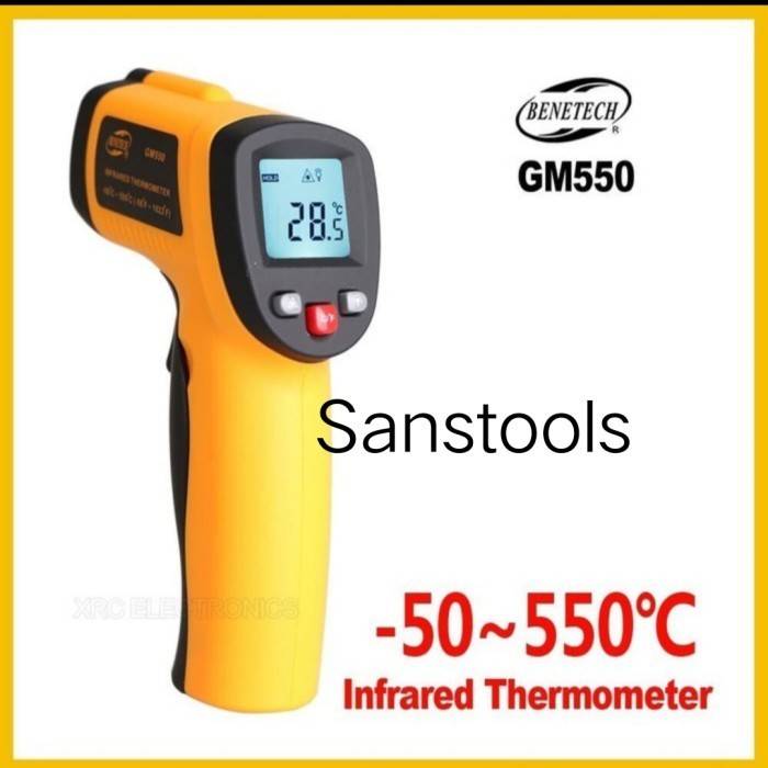 Benetech GM550 Infrared thermometer / thermogun GM-550 laser ukur suhu