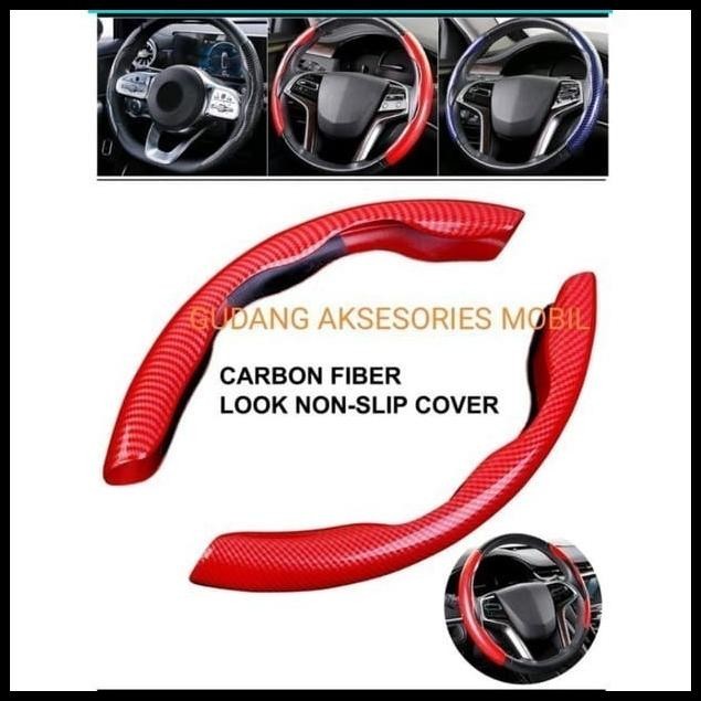 BEST DEAL COVER SARUNG STIR PREMIUM MOBIL BRIO SATYA 5D CARBON FIBER