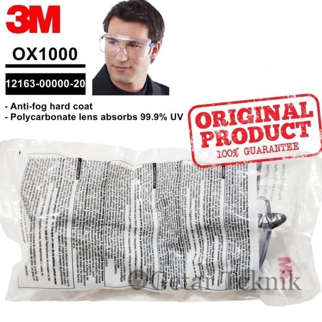 Kaca mata safety 3M OX1000 Protective Eyewear 2000 12163-00000-20