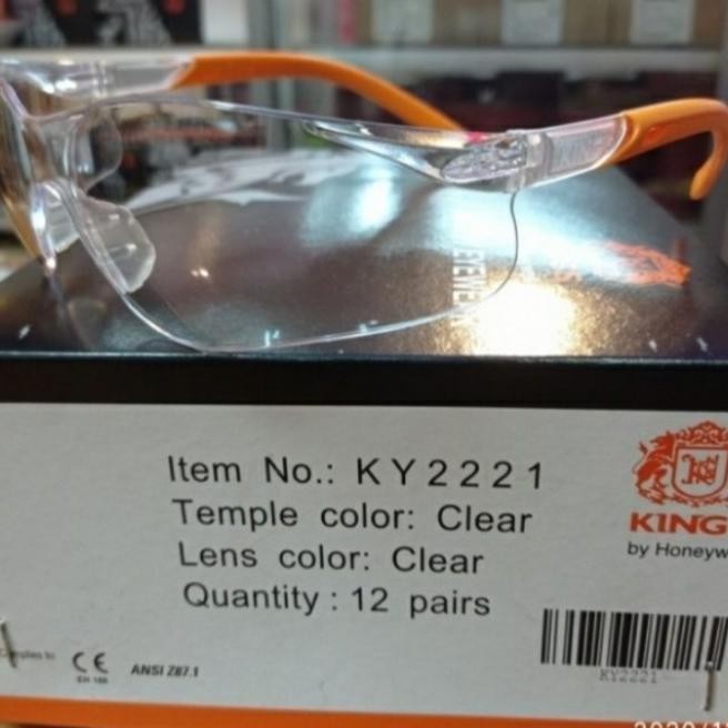 Safety kings ky 2221 Kecamata clear Kaca Mata King Original Clear