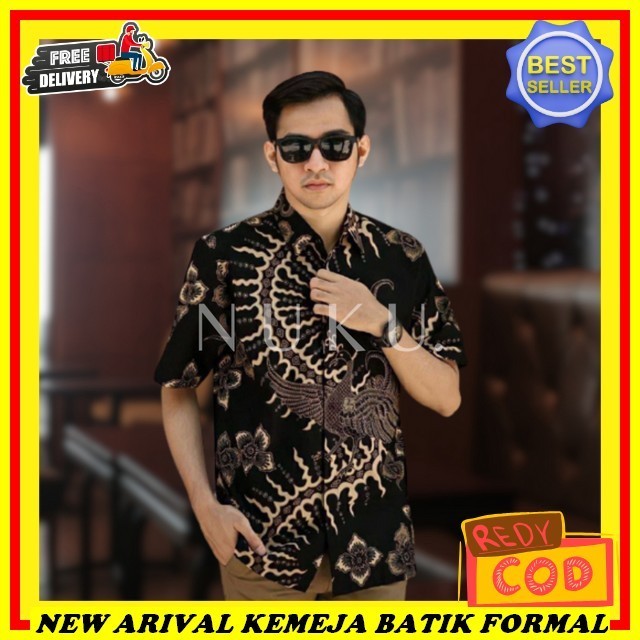 Kemeja Formal Pria Lengan Panjang Bahu Bstik Kerja Kantoran Impor Baju Kondangan Cowok Kekinian Kwme